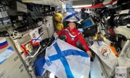 Космонавт Олег Артемьев поздравил моряков с Днем ВМФ с борта МКС