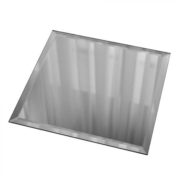 Плитка зеркальная квадратная 200х200х4 мм Дом стекольных технологий серебряная с фацетом
